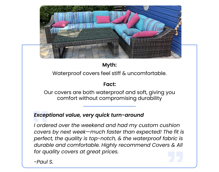 Myth + Facts | testimonial