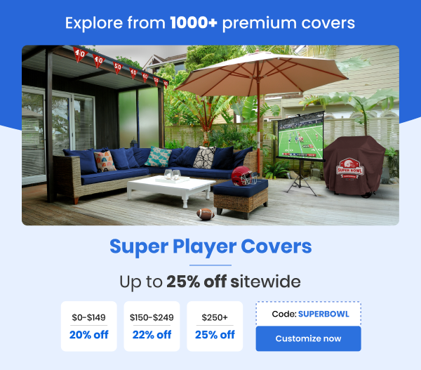 Explore from 1000+ premium covers Super Player Covers Up to 25% off sitewide Code: SUPERBOWL [Customize now]