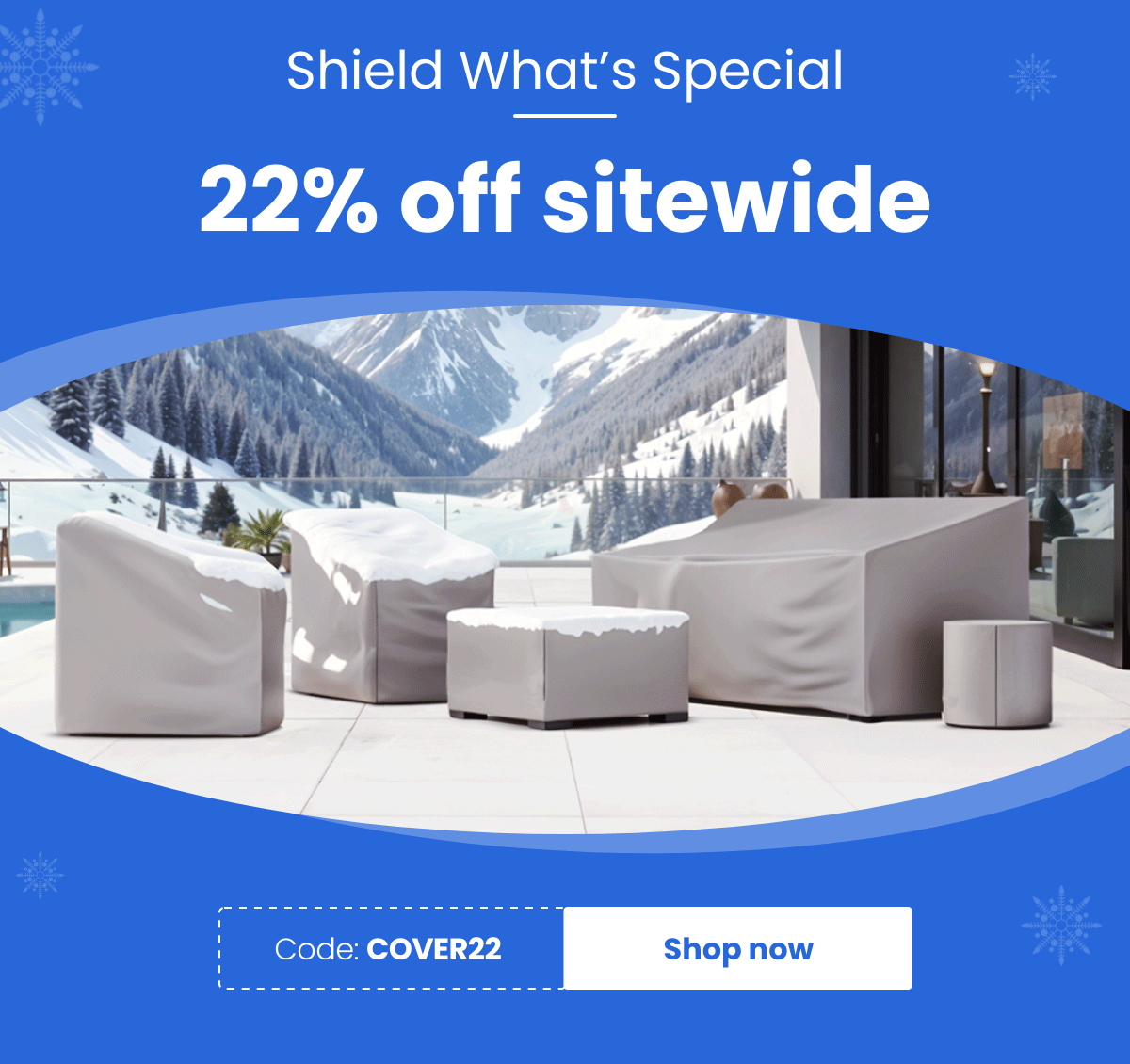 Shield What's Special 22% off sitewide Code: COVER22 [Shop now]