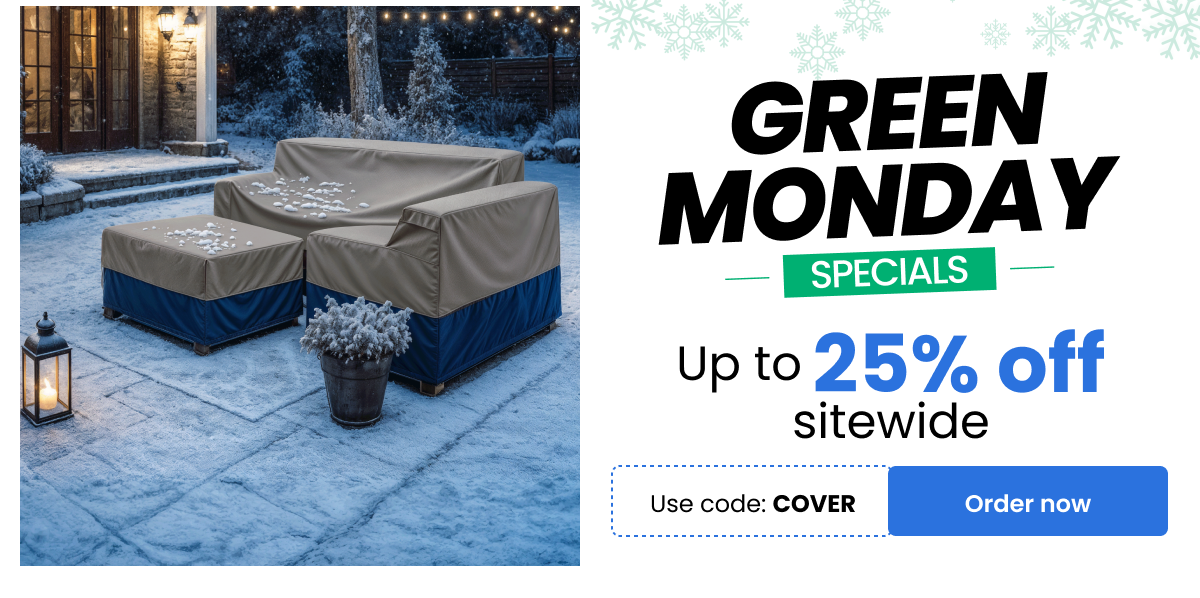 Green Monday Specials | Up to 25% off sitewide | Use code : COVER | Order now 