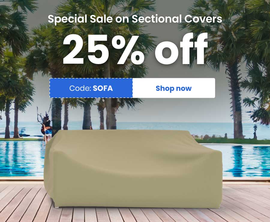 Special Sale on Sectional Covers 25% off Code: SOFA [Shop now]
