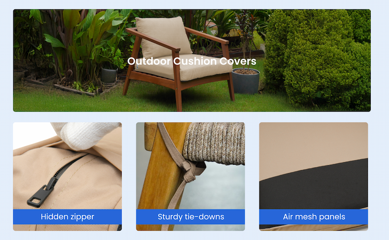 Outdoor Cushion Covers - USPs 