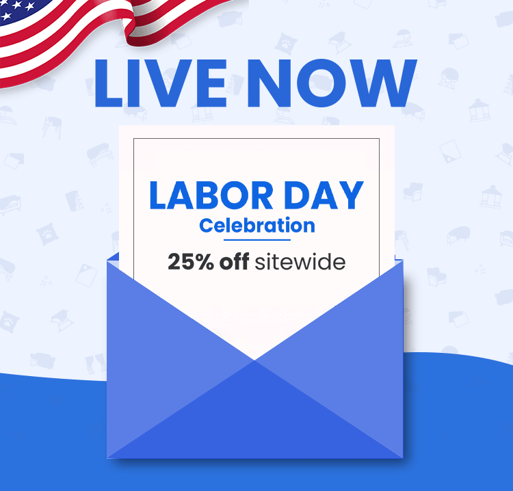 LIVE NOW | Labor day celebration | 25% off sitewide | Claim now 