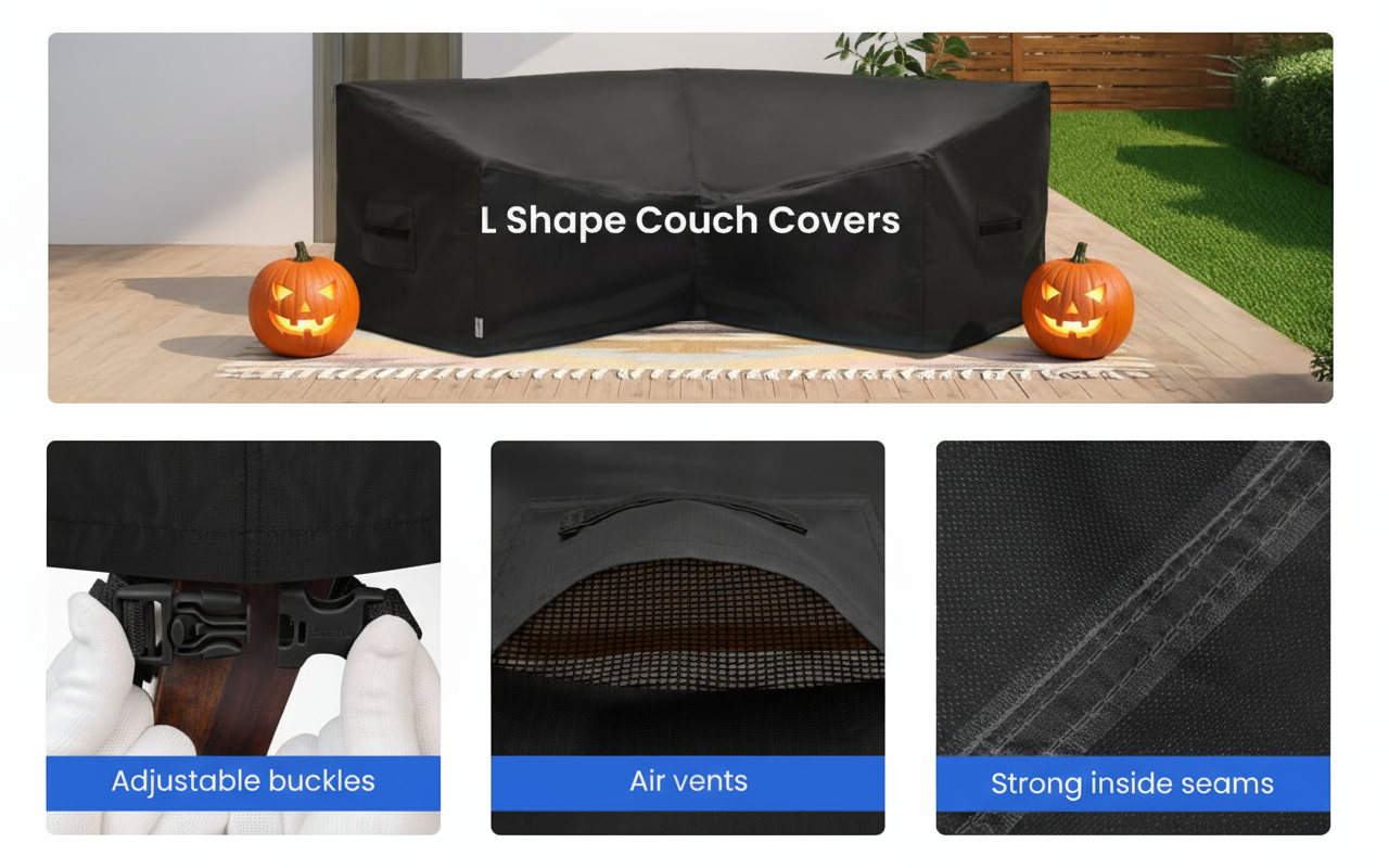 an image of a L-shape couch covers