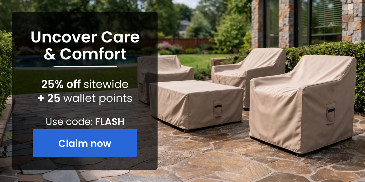 Uncover Care & Comfort | 25% off sitewide + 25 wallet points | Use code : FLASH 