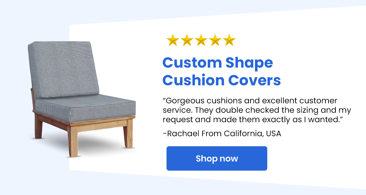 Custom shape Cushion Covers