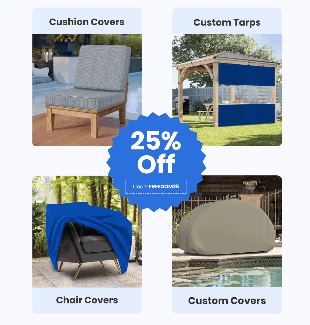 Choose <> Customize <> Cover | 25% off sitewide | Use code - FREEDOM25 | Shop now 
