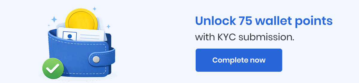 Unlock 75 wallet points 