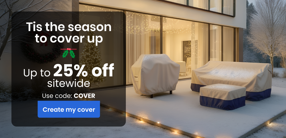 Tis the season to cover up | Up to 25% off sitewide | Use code : COVER | Create my cover 