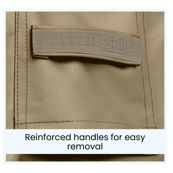 Reinforced handles for easy removal 