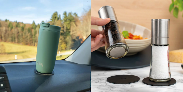 Camping-Szene mit silwy Magnetlösungen für Wohnmobil und Boot