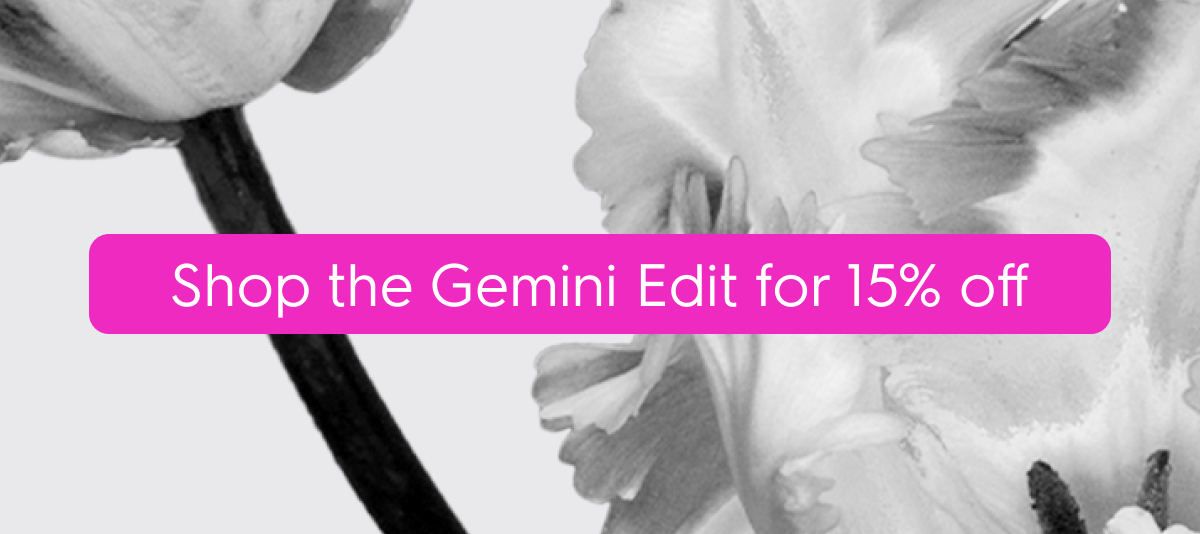 Shop the Gemini Edit for 15% off