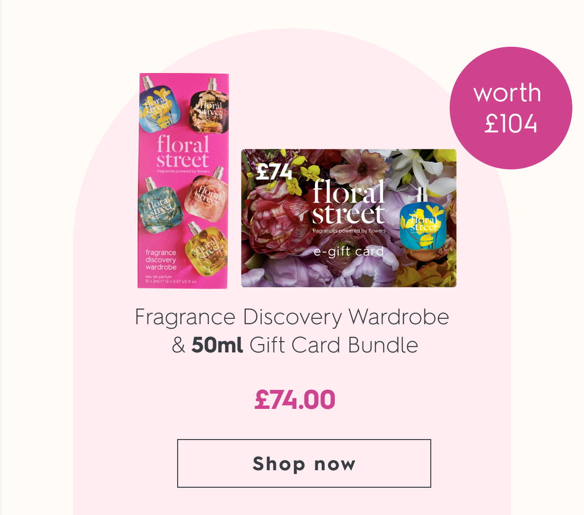 Fragrance Discovery Wardrobe & 50ml Gift Card Bundle