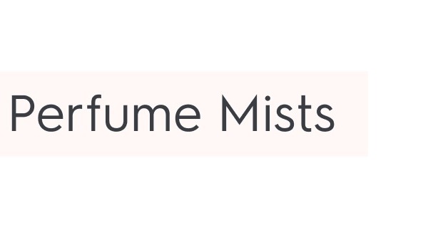 Perfume Mists