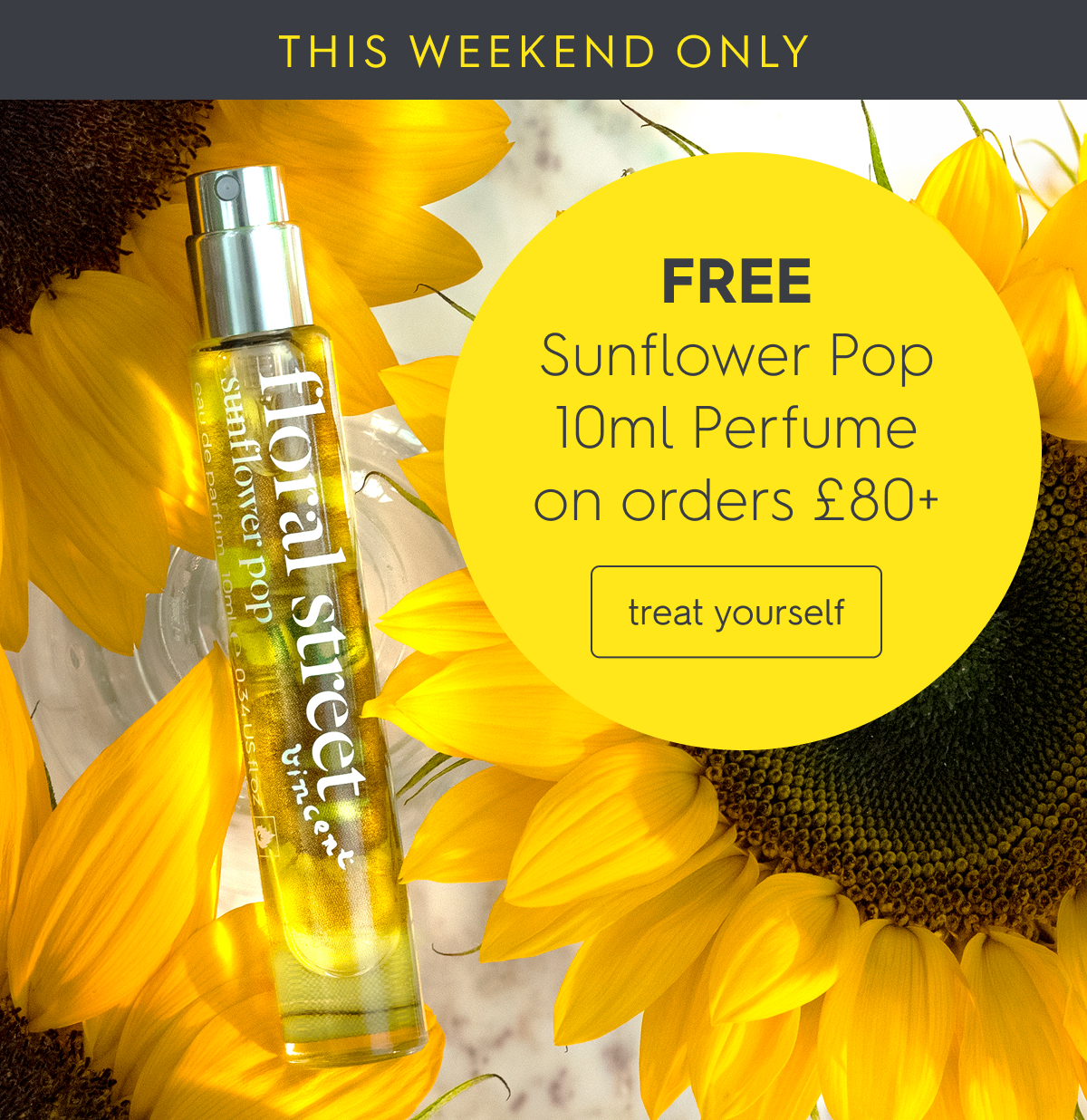 Free Sunflower Pop 10ml Perfume on orders £80+