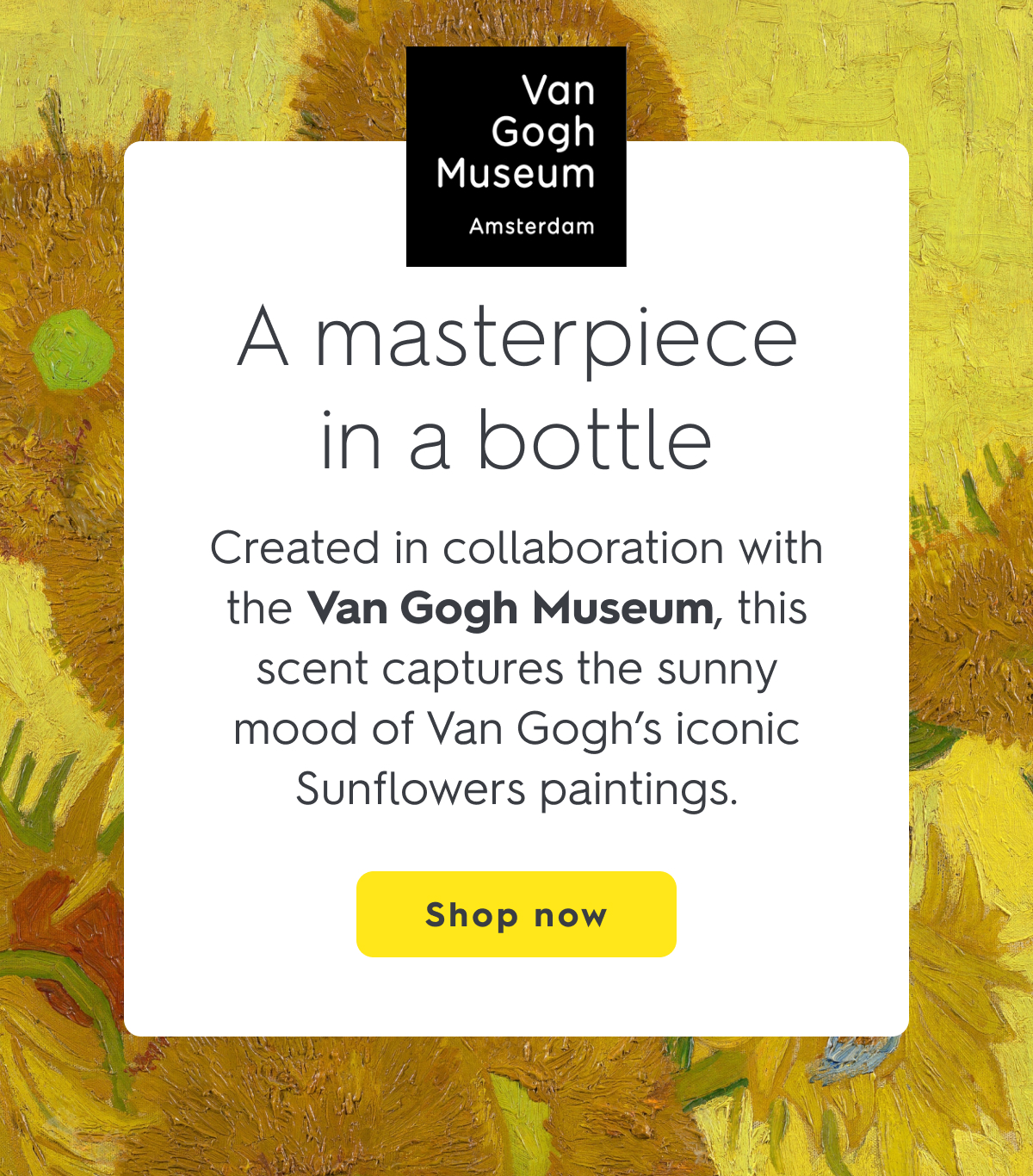 A masterpiece in a bottle