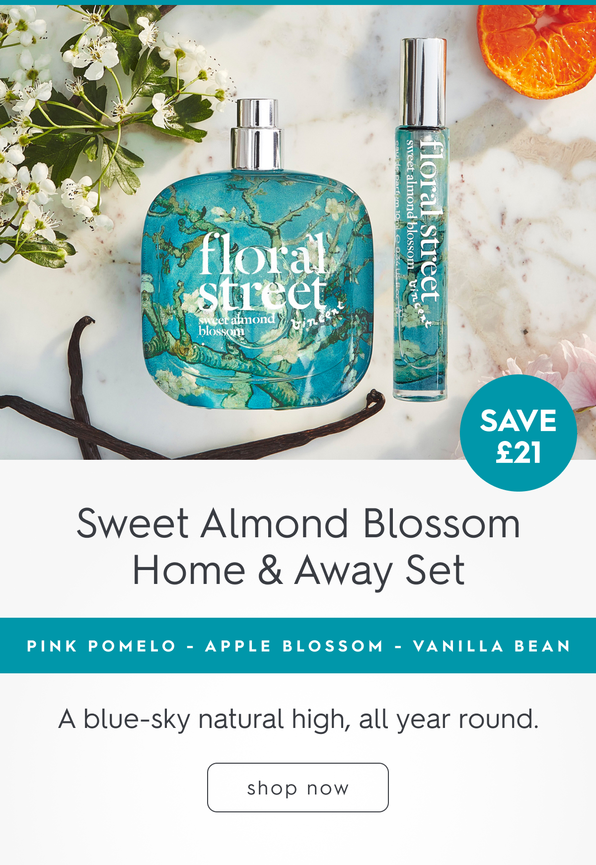 Sweet Almond Blossom Home & Away Set