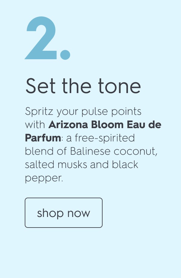 2. Set the tone