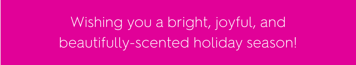 Wishing you a bright and joyful holiday season!