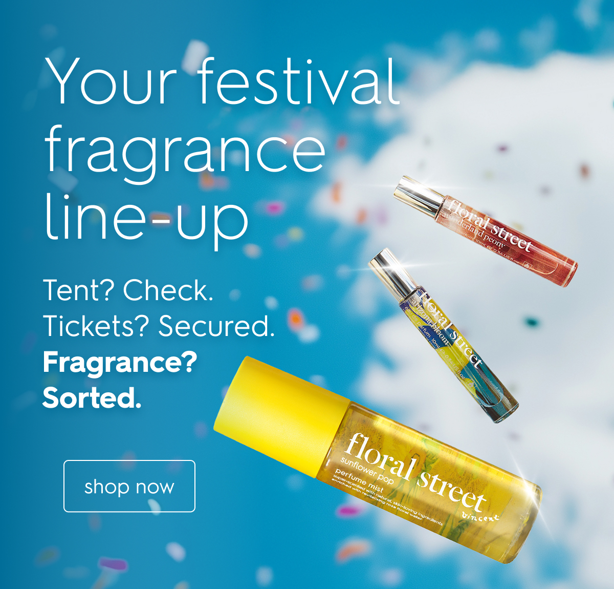 Your festival fragrance line-up
