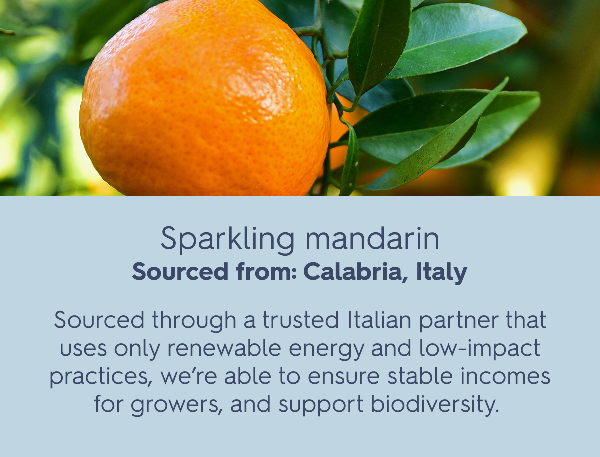 Sparkling mandarin