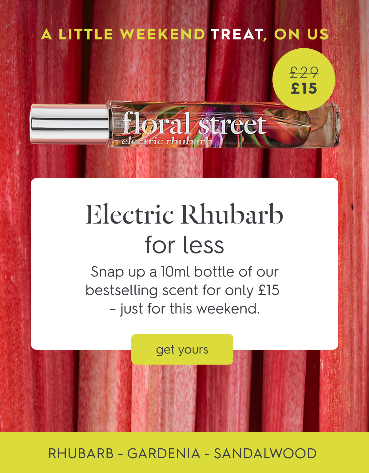 Electric Rhuarb for less