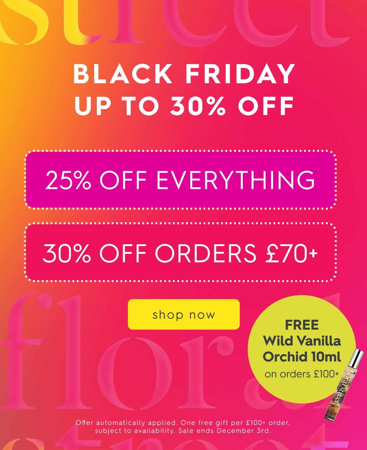 Black Friday Up To 30% off