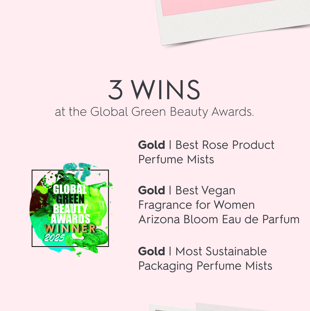 3 Wins at the Global Green Beauty Awards