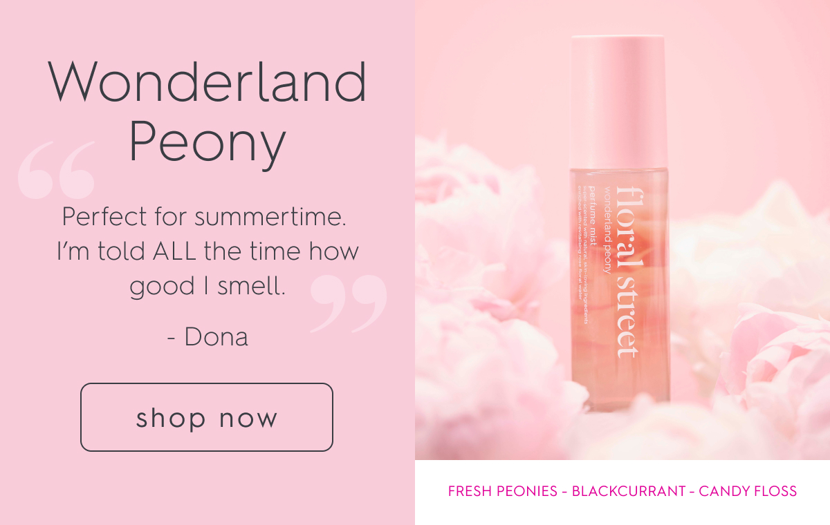 Wonderland Peony Perfume Mist