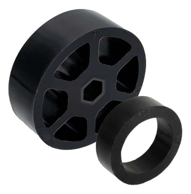WCP solid core flex wheel