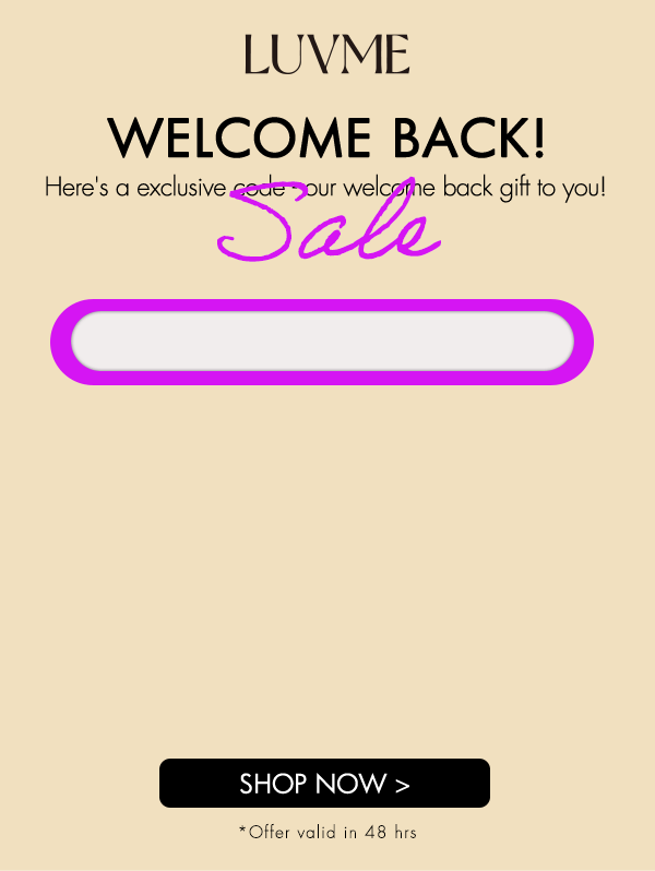 back! This big discount is only for you! Luvme Hair