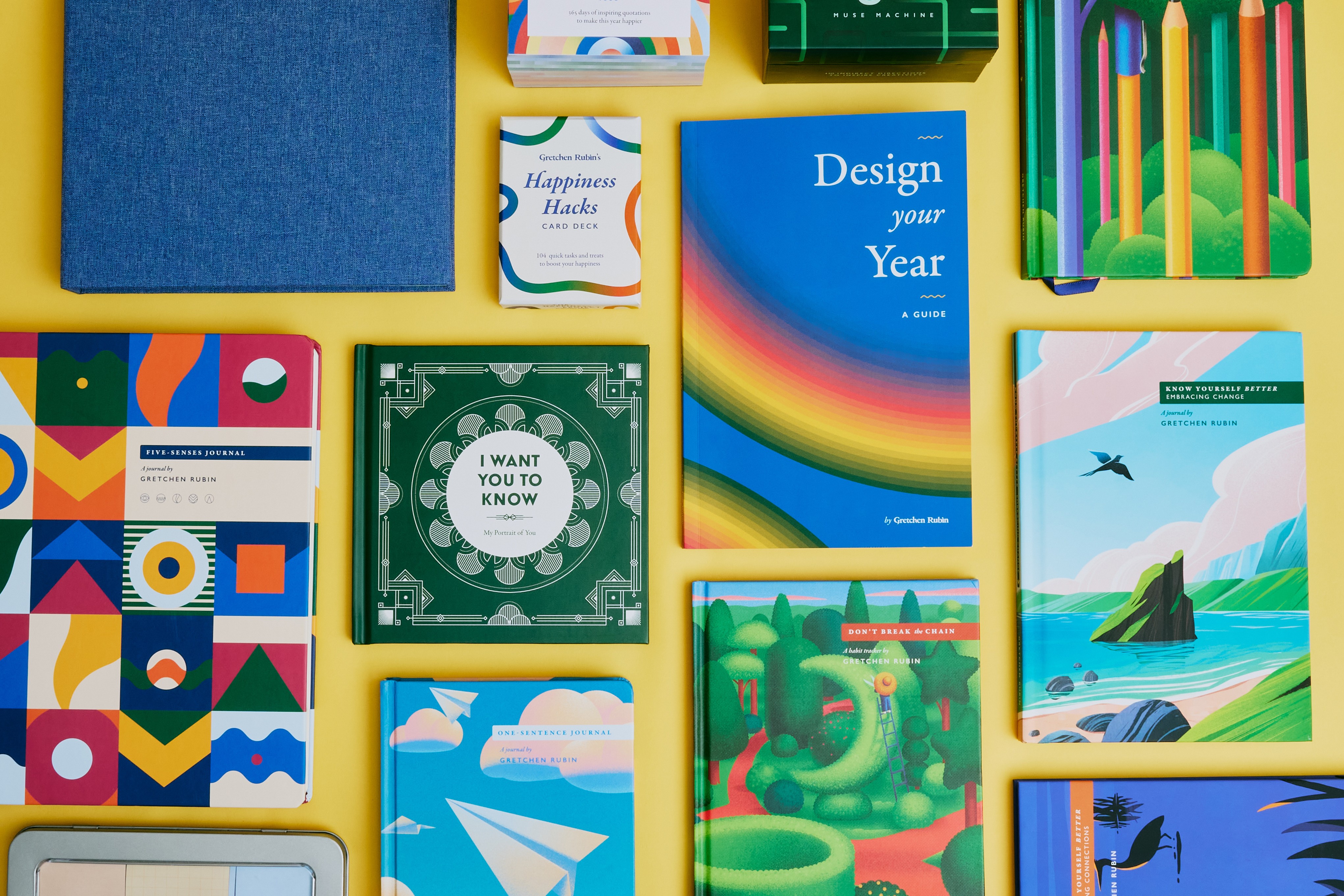 The Memento Journal lies open on a table among pens and gardening supplies