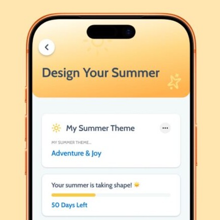 Design Your Summer tool in the Happier app