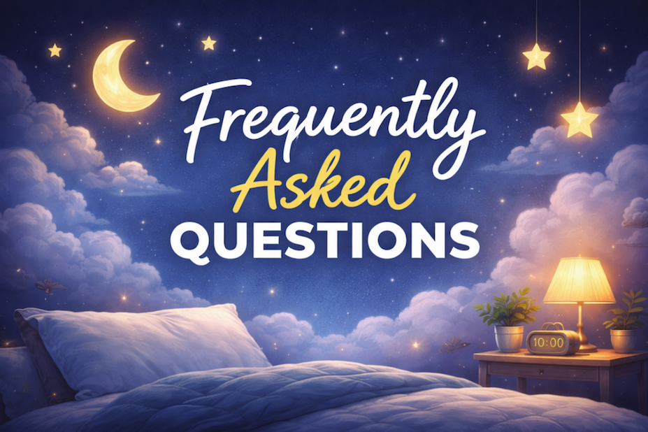 Frequently Asked Questions with a sleep theme - improve sleep naturally