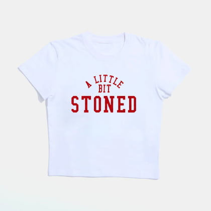 stoned baby tee