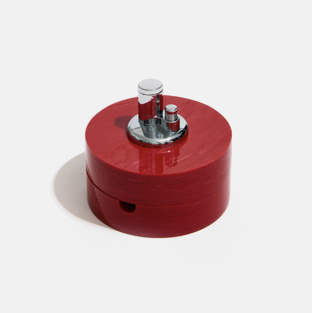 tabletop lighter in red