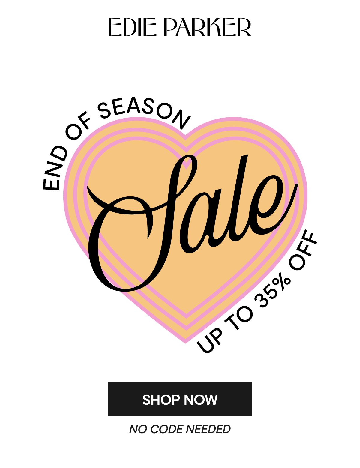 end of season sale, up to 35% off, shop now