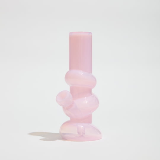 bangle bong in puff pink