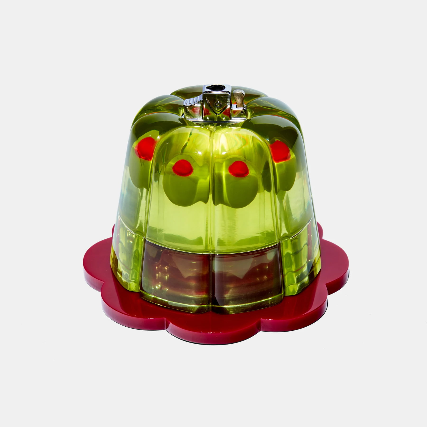 jelly tabletop lighter in olives