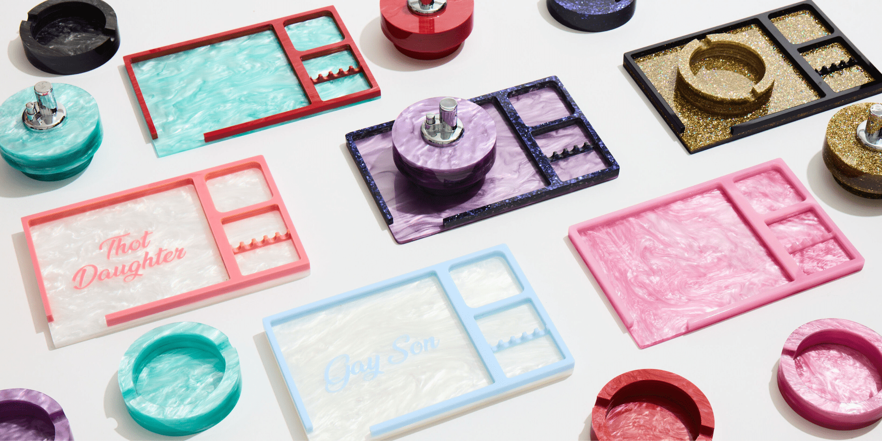 rolling trays