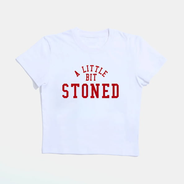 stoned baby tee