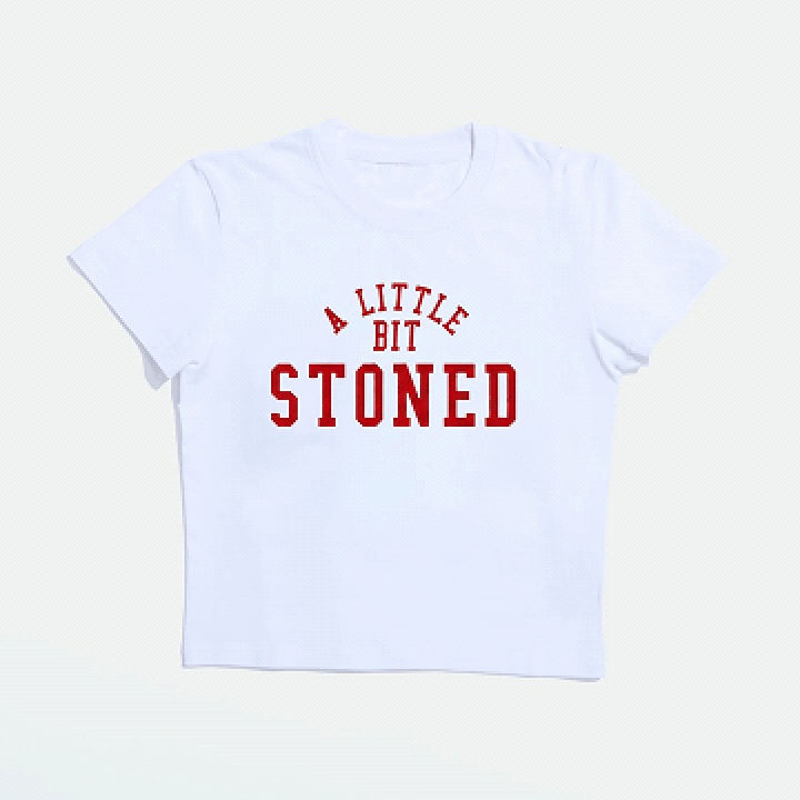 stoned baby tee