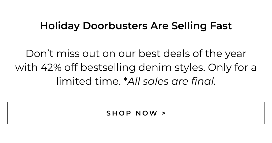 Shop Holiday Doorbusters