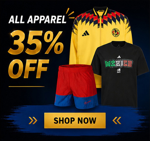 35% OFF all apparel | Shop Now