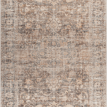 Marlene Dark Brown Machine Woven Rug