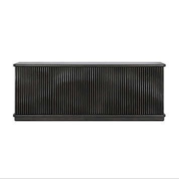 Tasman Smoked Black Mindi Veneer Sideboard