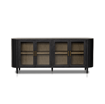 Tolle Iron Modern Black Sideboard