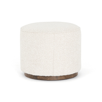 Sinclair Round Ottoman Knoll Natural