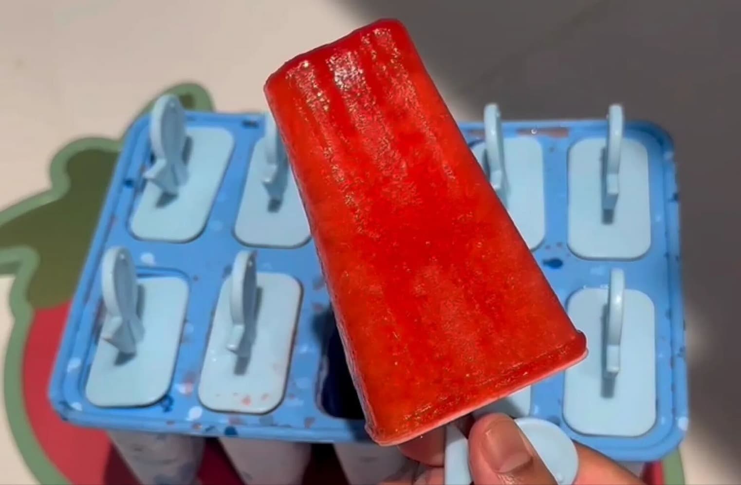 Guava Strawberry Pops