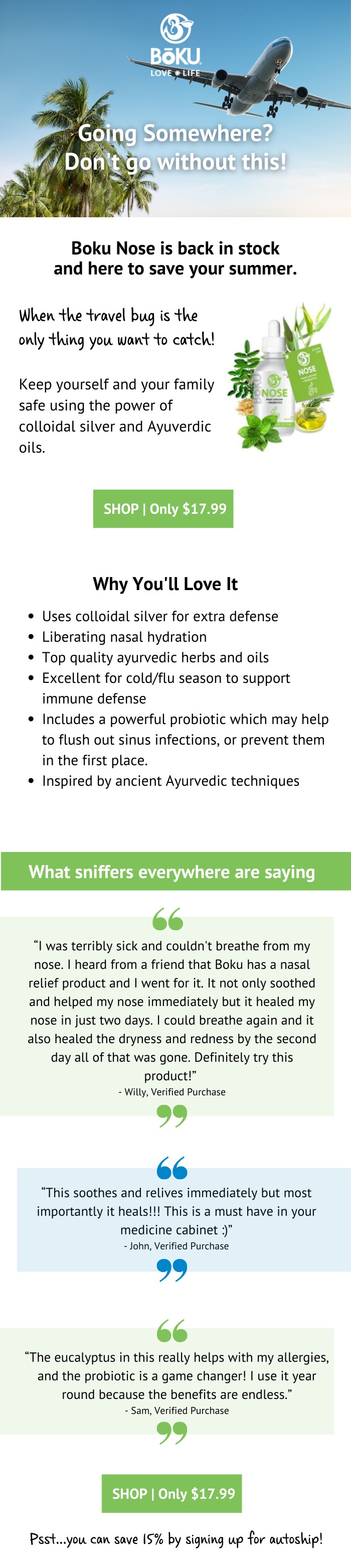 Don't go on vacation without this Boku Superfood